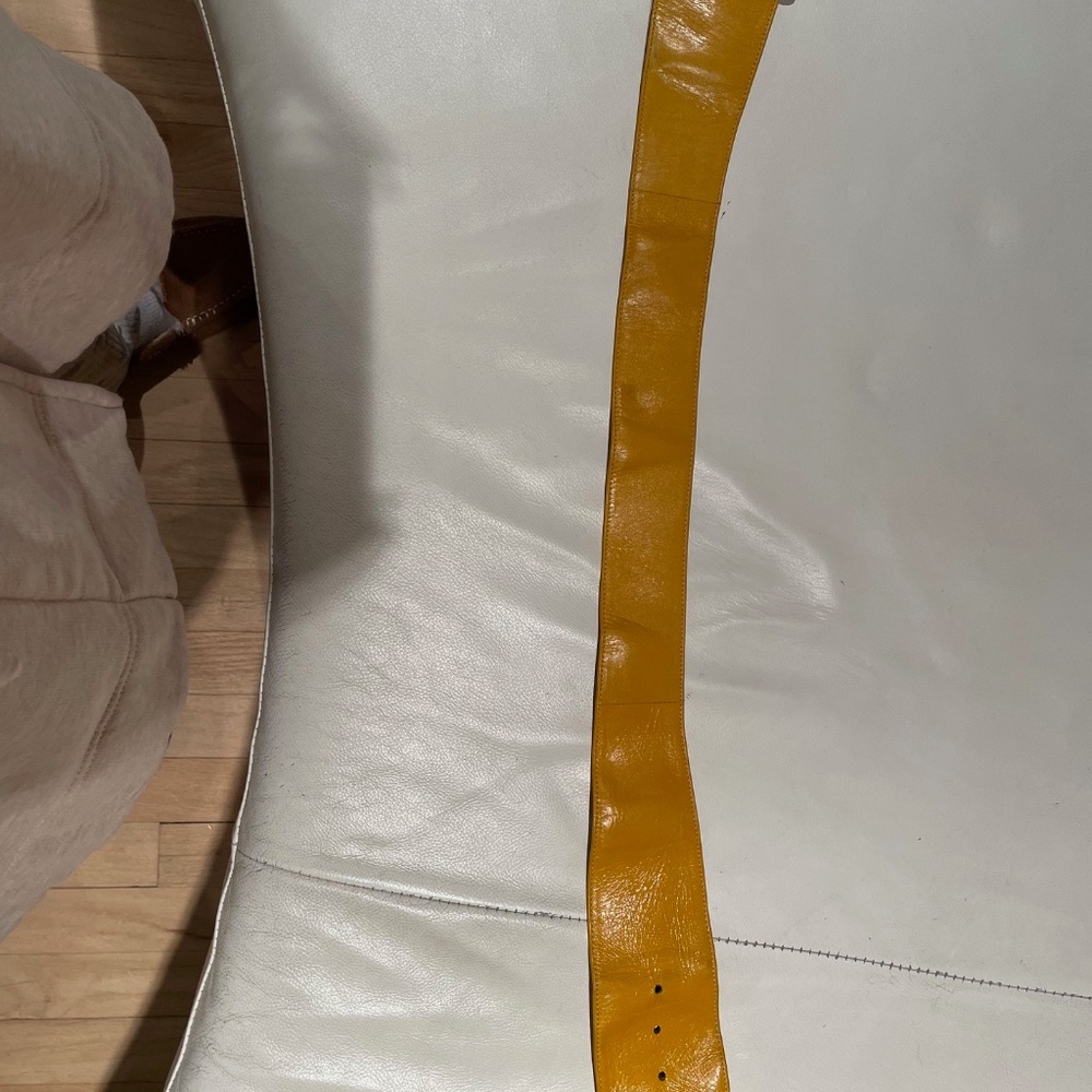 Donna Karan Genuine Wide Leather Belt (28 inches)